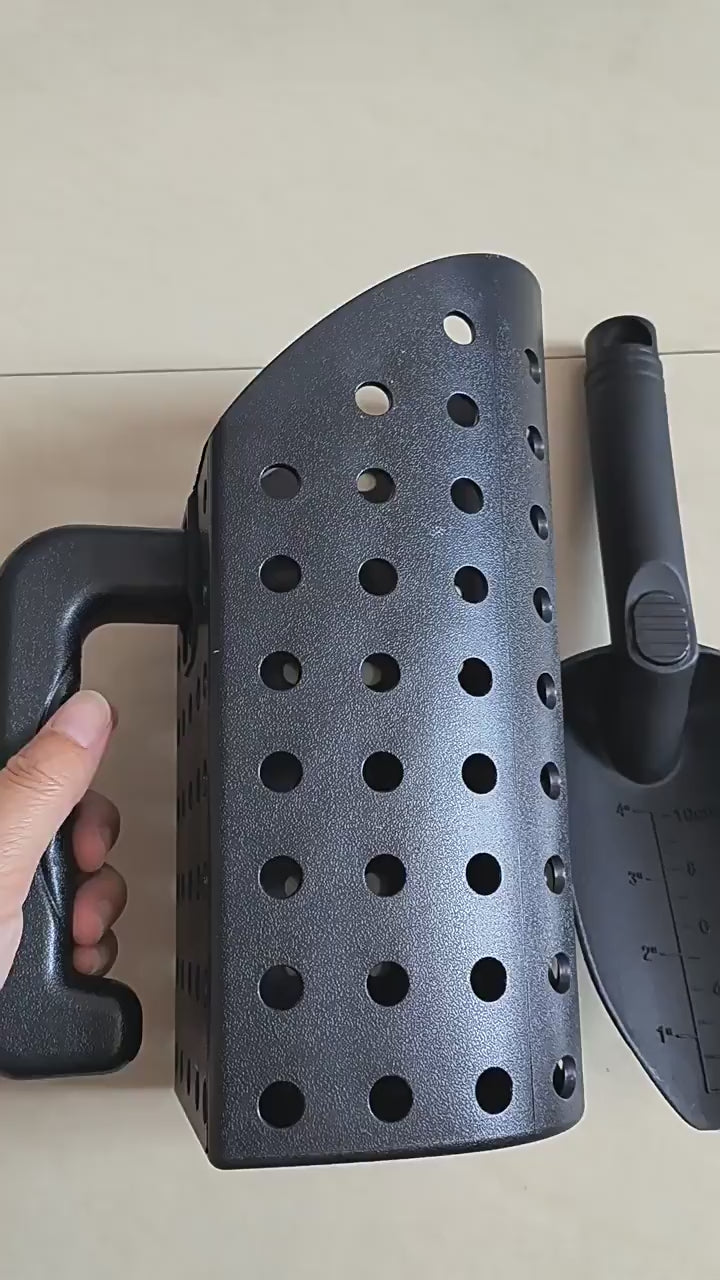 ABS Sand Scoop Sieve Bucket Beach Toy Metal Detecting Accessory For Treasure Hunting Gold Finding